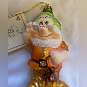Disney Krebs Glas Lauscha Snow White’s Doc Ornament Germany